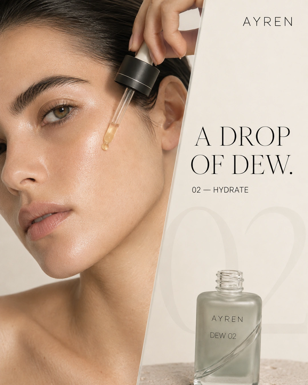 AYREN MELT 01 texture-led product post