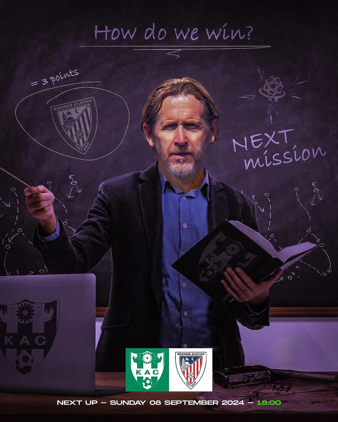 KAC Next Mission classroom artwork published for a September 2024 fixture