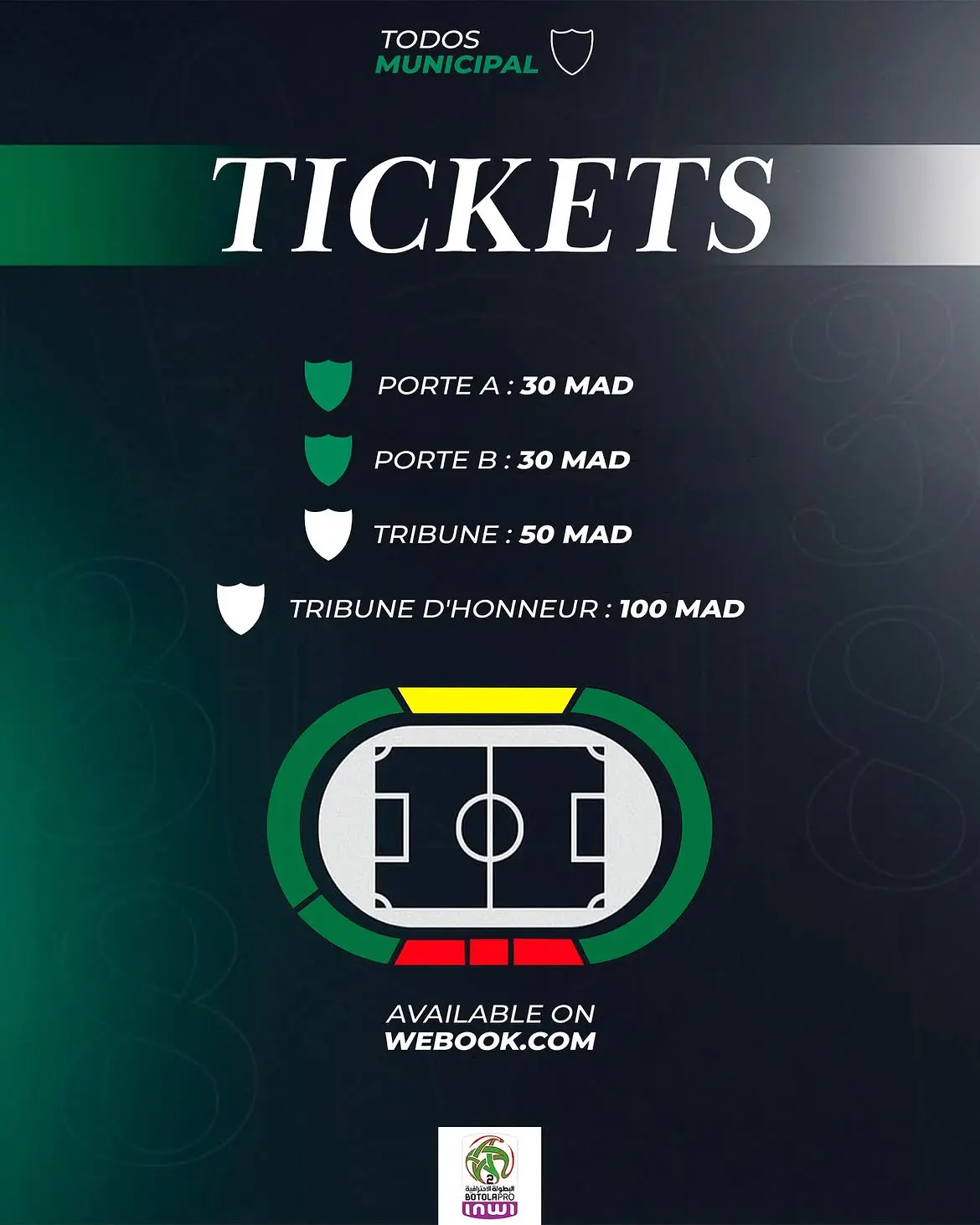 KAC match ticket information post